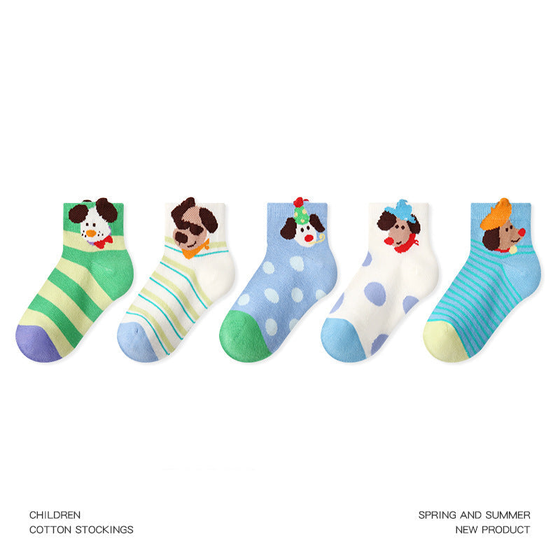 Kids No Show Animal Town Cotton Socks Breathable Casual