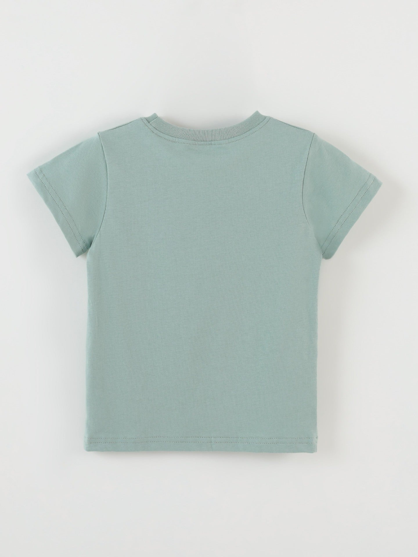 Summer Boy's Short Sleeve T-Shirt Animal Print Crew Neck