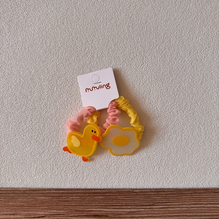 Cartoon Acrylic Hair Clips for Kids - Cute Animal Designs