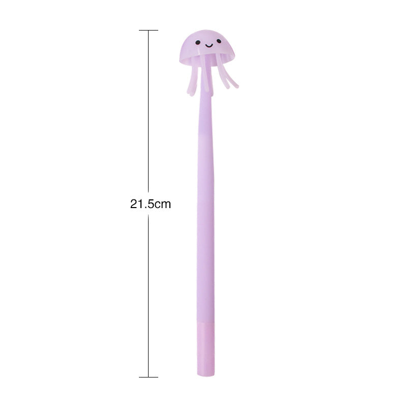 Gel Pen Jellyfish Spinner Silicone Grip 0.35mm Erasable