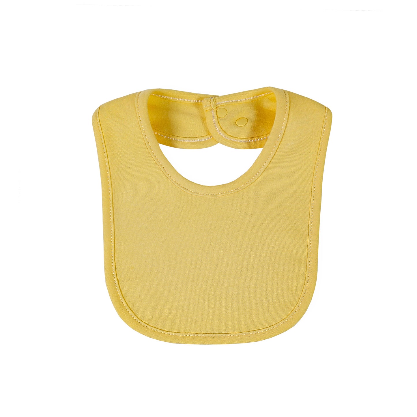 Solid Color Cotton Baby Bibs Double Layer Waterproof Baby Drool Bibs