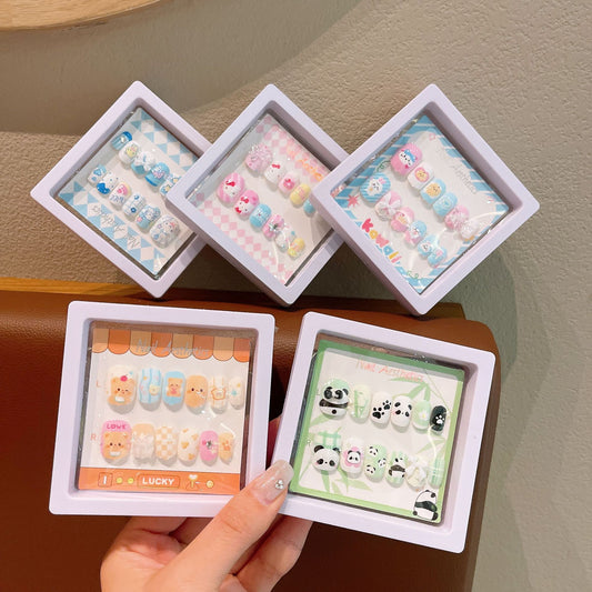 Children’s 3D Nail Stickers with Cartoon Designs