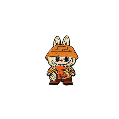 Cute Cartoon Forest Elf Brooch Metal Badge for Clothing and Bags