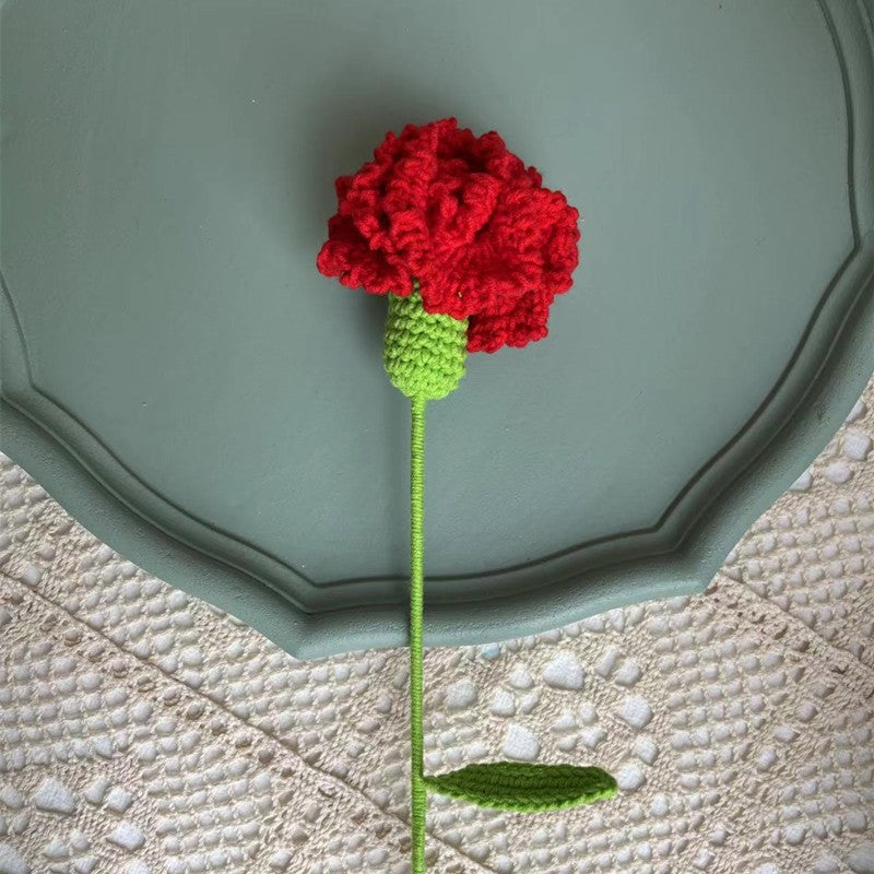 Single Stem Dried Flower Rose Tulip Bouquet Decor