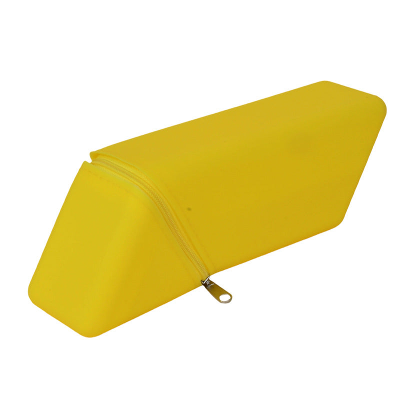 Silicone Diamond Zipper Pencil Case Desk Pouch