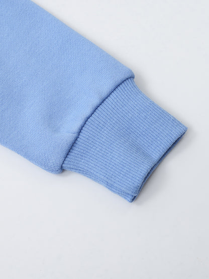 Embroidered Hoodie with Zipper for Kids