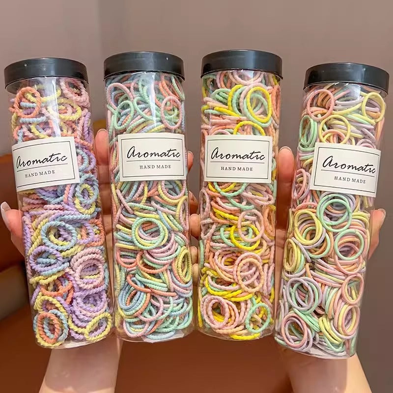 Children's Hair Ties Soft Fabric Durable Elastic Hair Bands