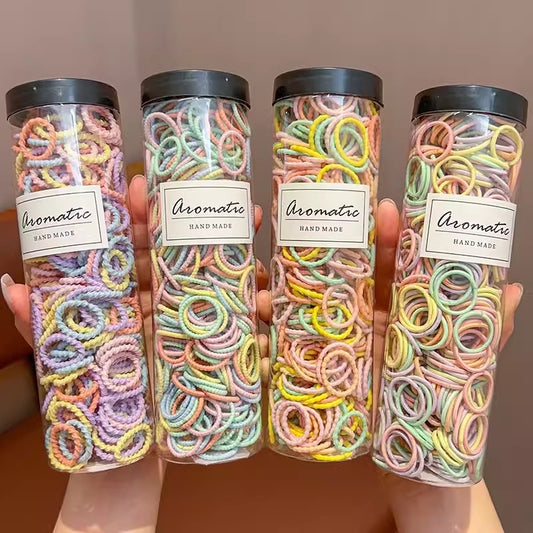 Children's Hair Ties Soft Fabric Durable Elastic Hair Bands