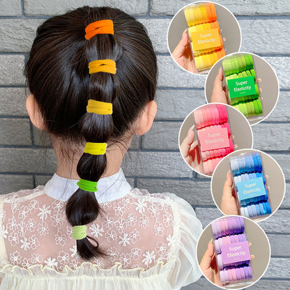 Colorful Elastic Hair Ties for Kids - Hair Accessories Set