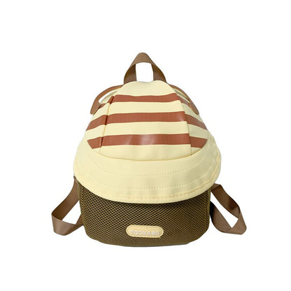 Cute Mushroom House Kids Backpack Cartoon Design Breathable