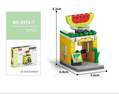 City Buildings Modular Building Block Sets for Kids