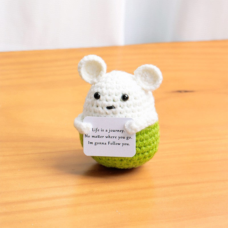 Handmade Positive Energy Potato Plush Toy with Quirky Expressions