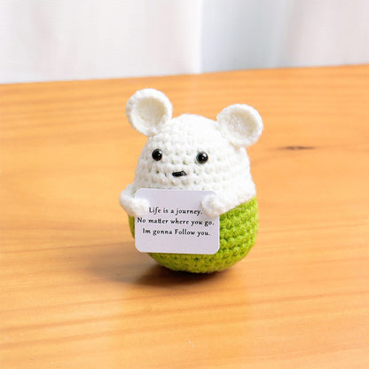 Handmade Positive Energy Potato Plush Toy with Quirky Expressions