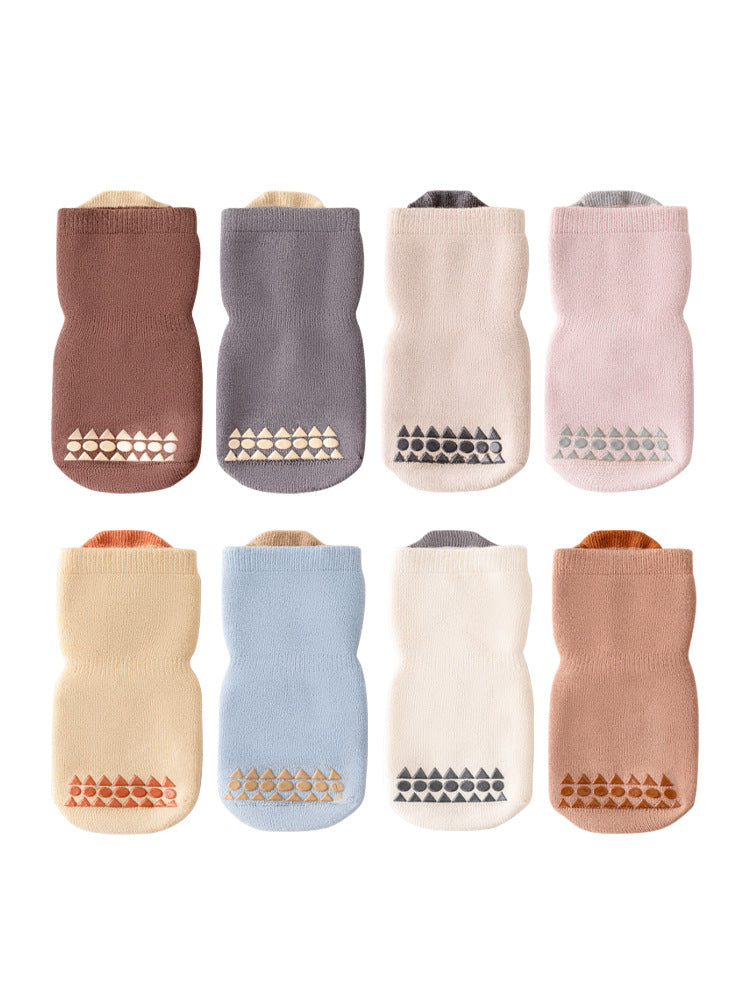 Baby Floor Socks Non-Slip Mid-Calf Socks for Boys and Girls