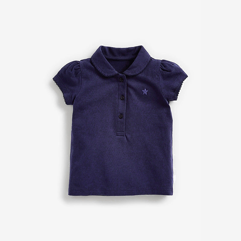 Children's Polo T-Shirt Casual Cotton Top