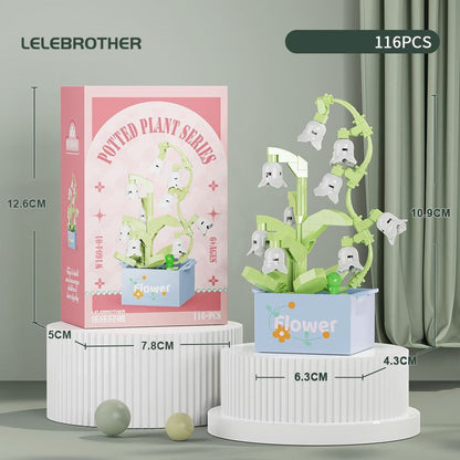 Compatible Lego Flower Succulent Plant Building Blocks Toy