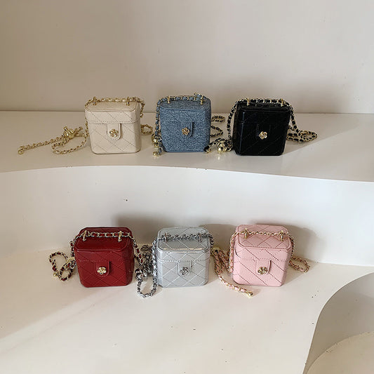 Mini Quilted Crossbody Bag For Kids - Trendy And Stylish