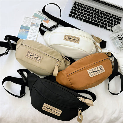 Kids' Letter Print Crossbody Bag Stylish Outdoor Mini Backpack