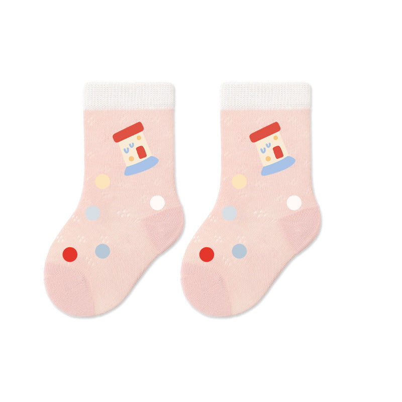 Cartoon Baby Socks Breathable Cotton Ankle Socks