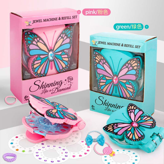 Diamond Sticker Hair Accessory Set With Hair Bead Tool