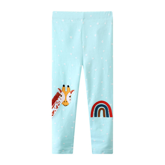 Girls' Anti-Mosquito Leggings Lightweight Ice Silk Pants