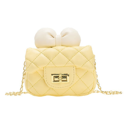 Kids Mini Shoulder Bag Bow Chain Crossbody Bag