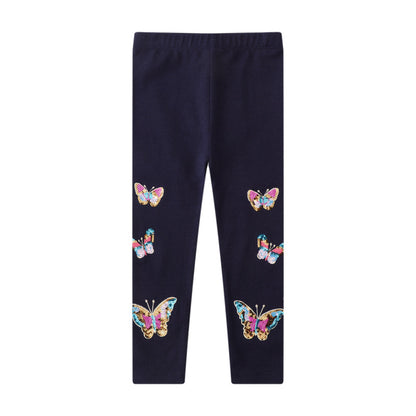 Princess Style Girls Leggings Slim Fit Cotton Pants