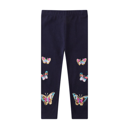 Princess Style Girls Leggings Slim Fit Cotton Pants