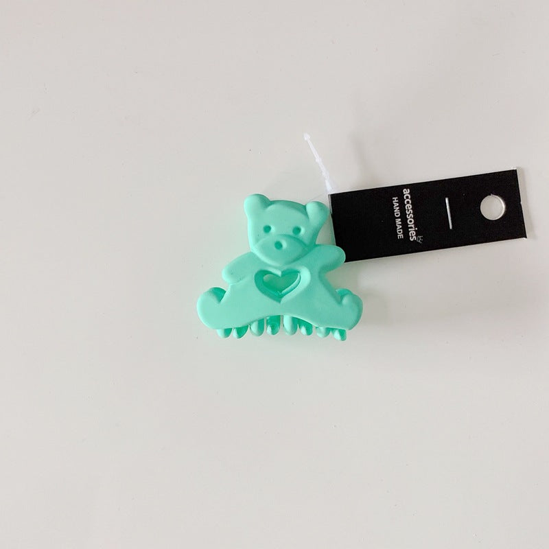 Cute Candy Color Bear Hair Clips for Girls