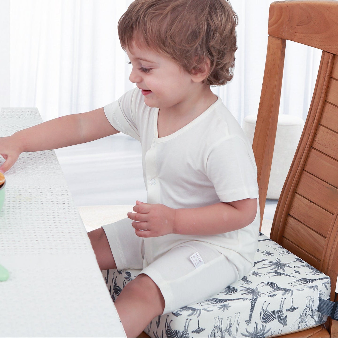 Portable Waterproof Kids Booster Seat Cushion for Dining