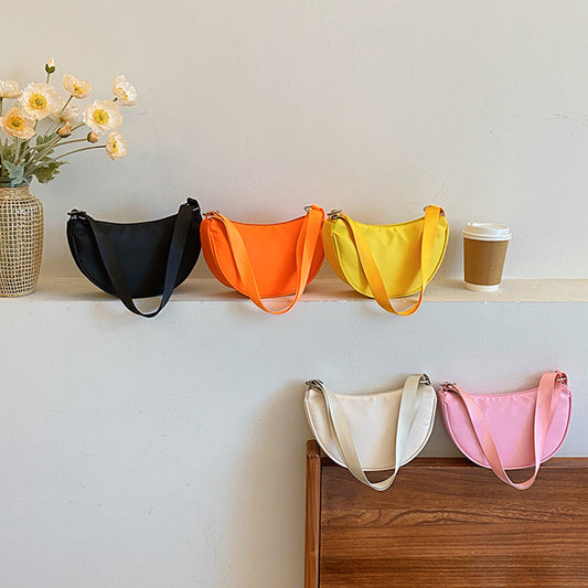 Minimalist Round Crossbody Bags for Kids