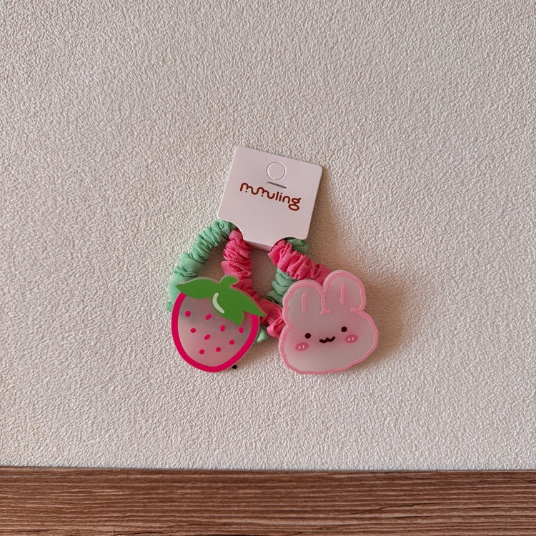 Cartoon Acrylic Hair Clips for Kids - Cute Animal Designs