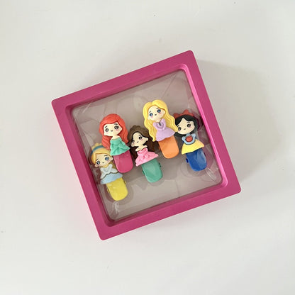 Cute Cartoon Hair Clips for Kids - Princess Style Accessories