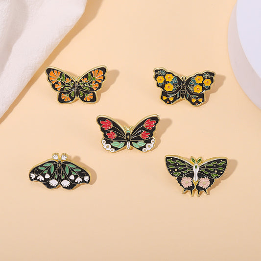 Butterfly Brooch Metal Badge Fashion Jewelry Accessory