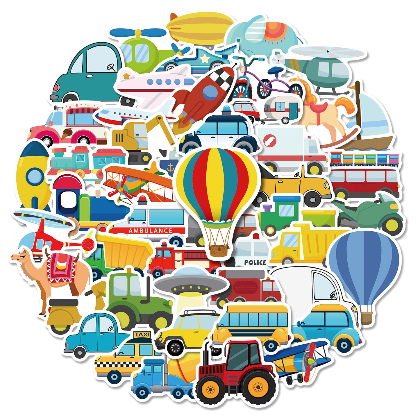 Sticker Pack Doodle Landscapes Printed Vinyl Outdoor