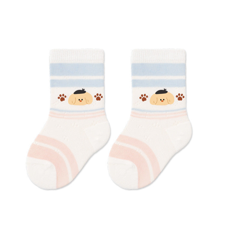 Cartoon Baby Socks Breathable Cotton Ankle Socks