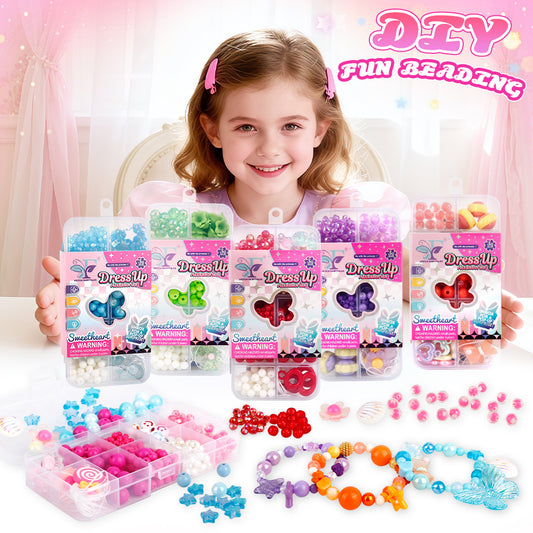 DIY Bead Bracelet Kit for Kids - Fun, Creative, and Educational Craft Gift Set