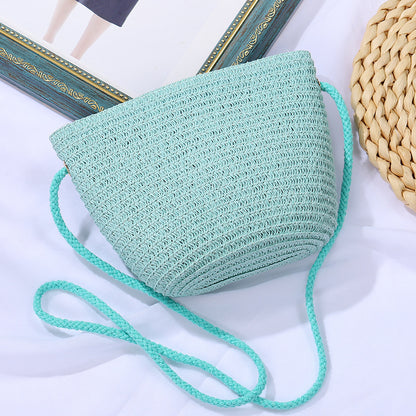 Cute Woven Kids Bag Set with Hats for Boys and Girls