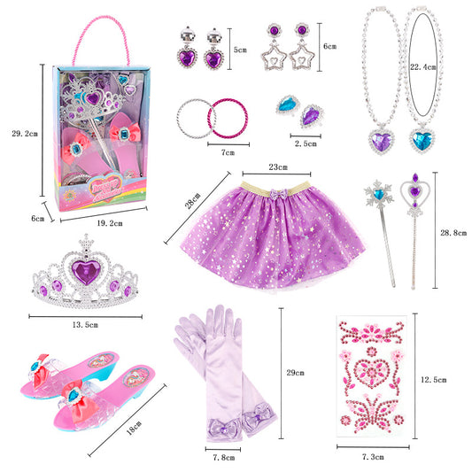 Cute Butterfly Knot Earrings and Necklace Set for Girls