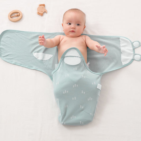 All-Season Cotton Baby Swaddle Blanket with Cute Prints