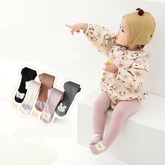 Girls Cartoon Cotton Tights Casual Leggings