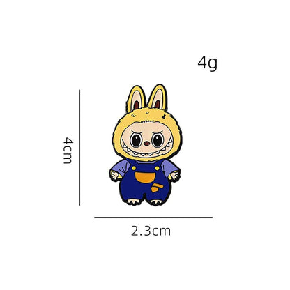 Cute Cartoon Forest Elf Brooch Metal Badge for Clothing and Bags