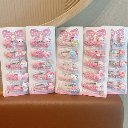 Cute Cartoon Sandbag Hair Clips for Kids