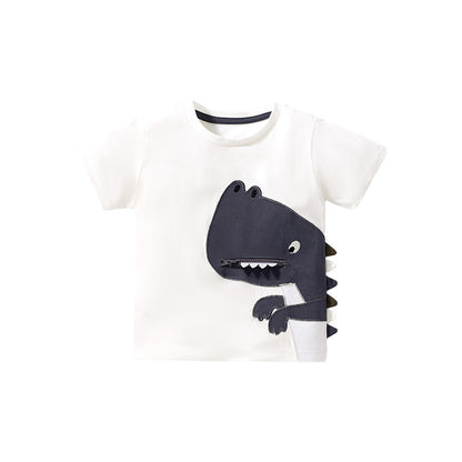 Moisture-Wicking Cotton T-Shirt for Boys