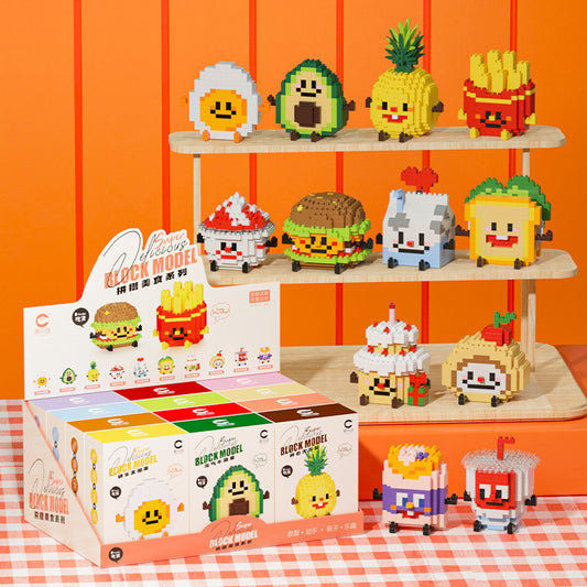 Micro Block Food Toys Compatible with Lego - Creative Building Sets