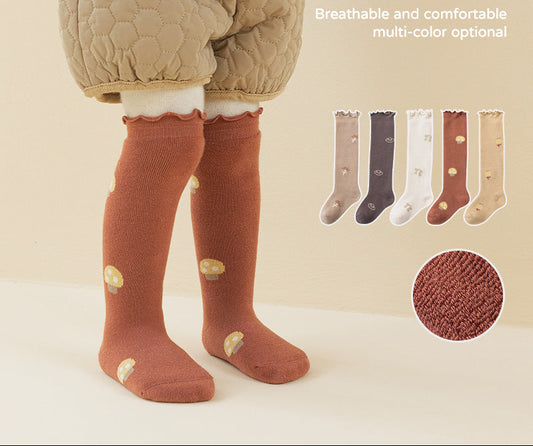 Baby Knee-High Socks Thick Cotton Infant Winter Socks