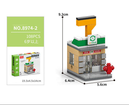 City Buildings Modular Building Block Sets for Kids