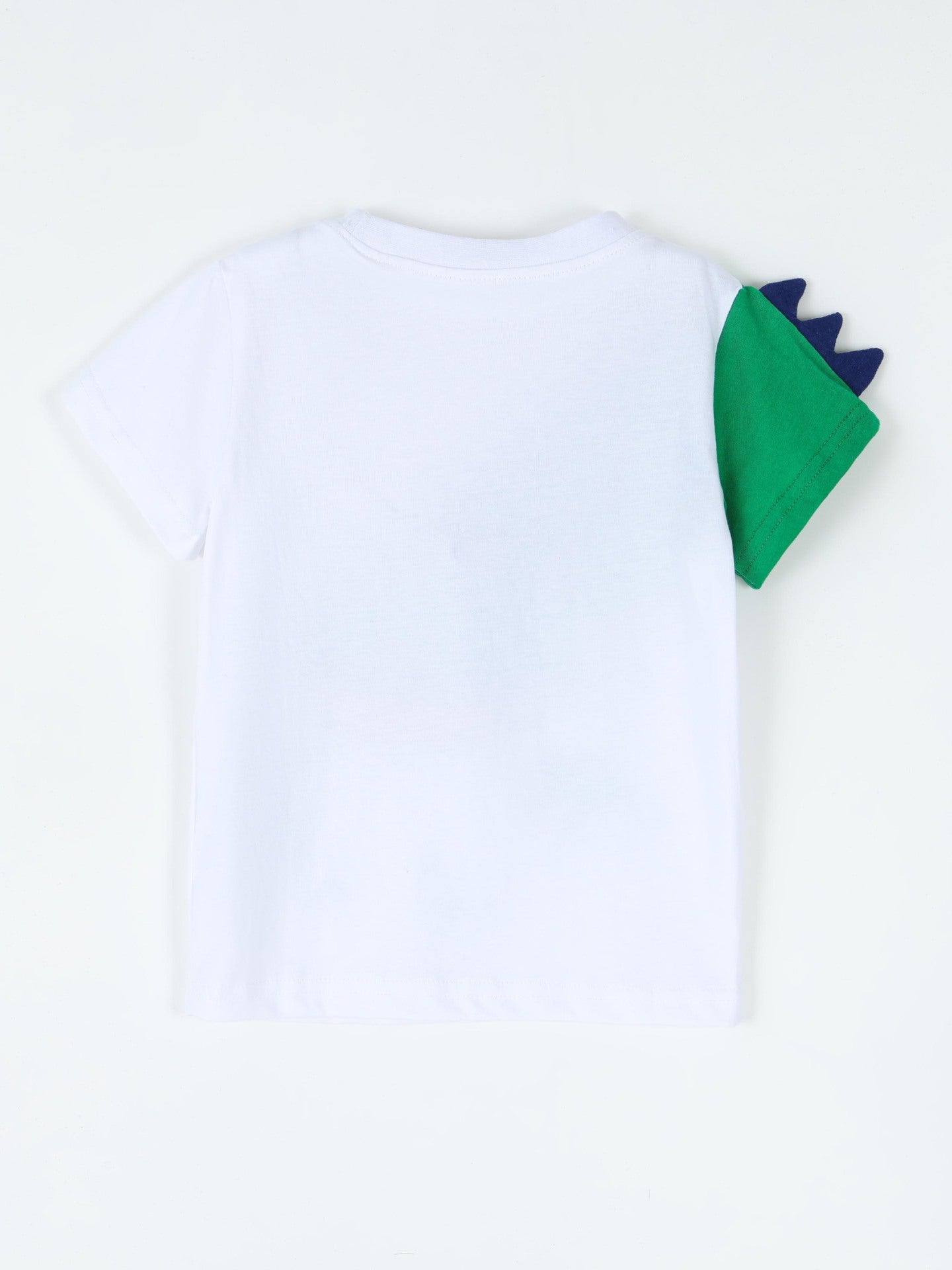 Kids' Creative Printed Round Neck Short Sleeve T-Shirt