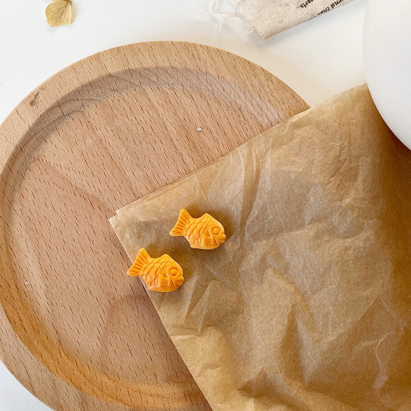 Fun Realistic Food Earrings - Cute Non-Pierced Ear Clips and Studs