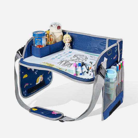 Portable Children's Travel Drawing Board - Magnetic Plastic Whiteboard for Car